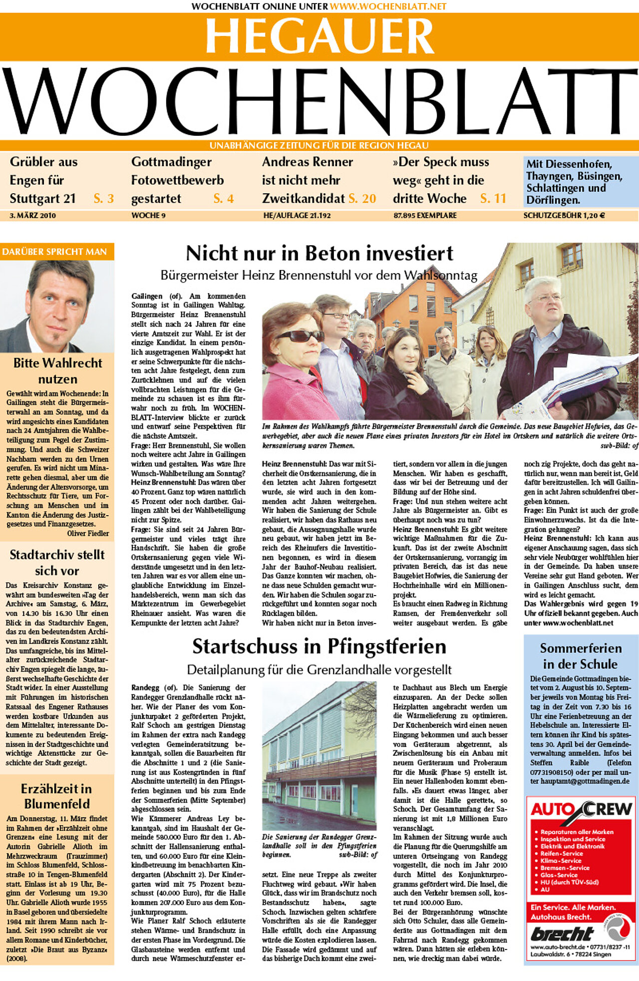 Ausgabe 09 vom 03. März 2010