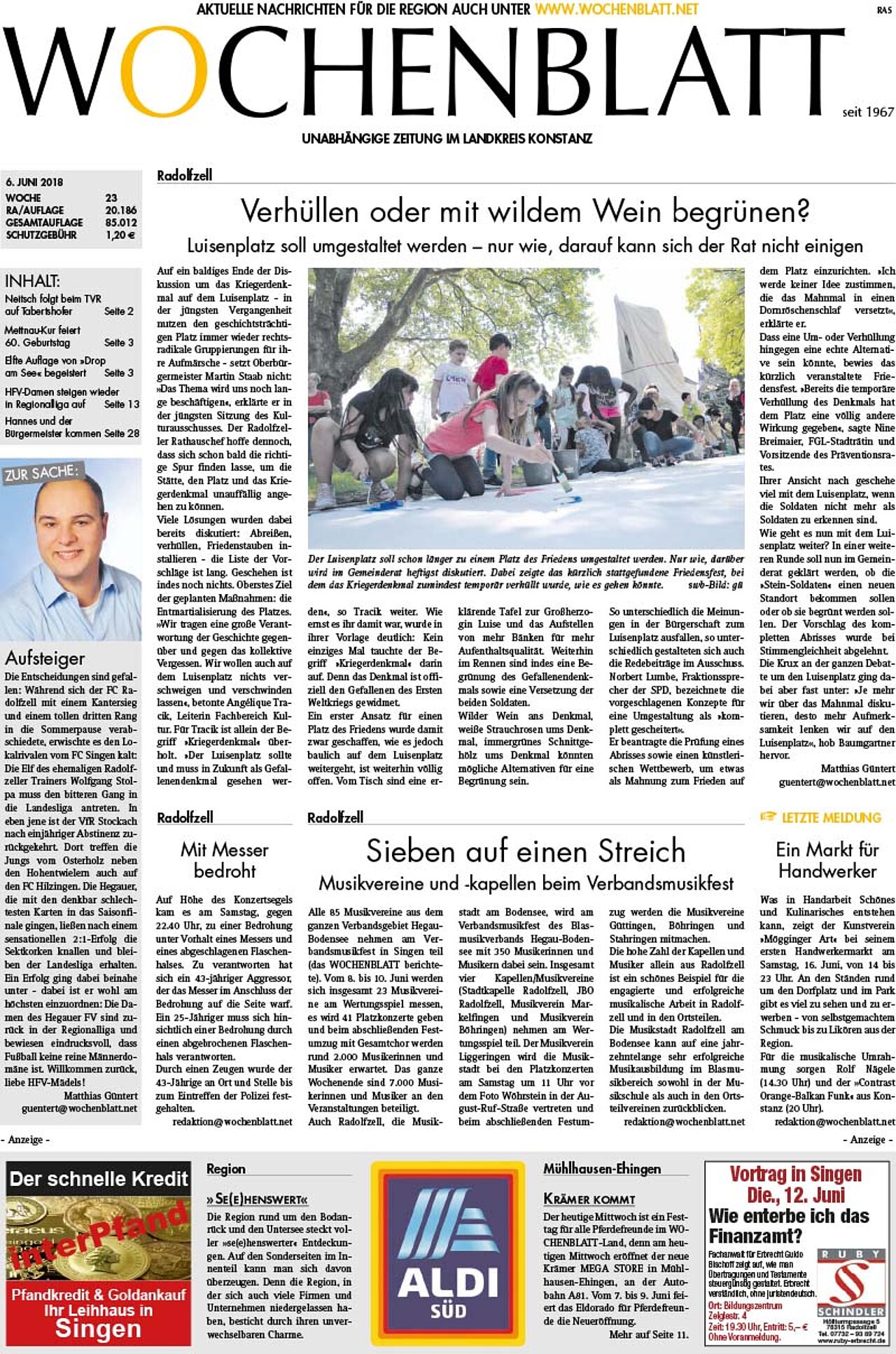 Ausgabe 23 vom 06. Juni 2018