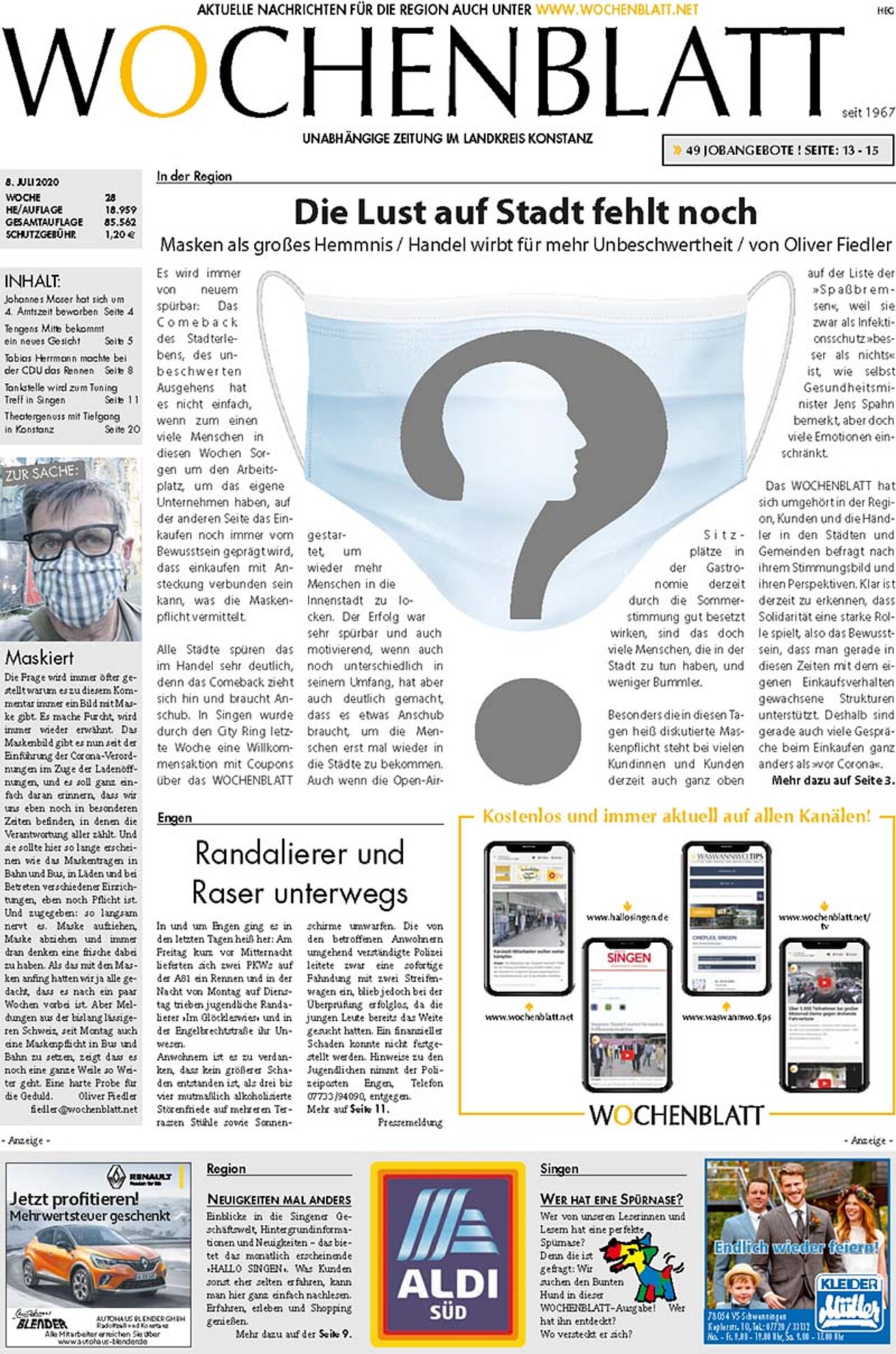 Ausgabe 28 vom 08. Juli 2020