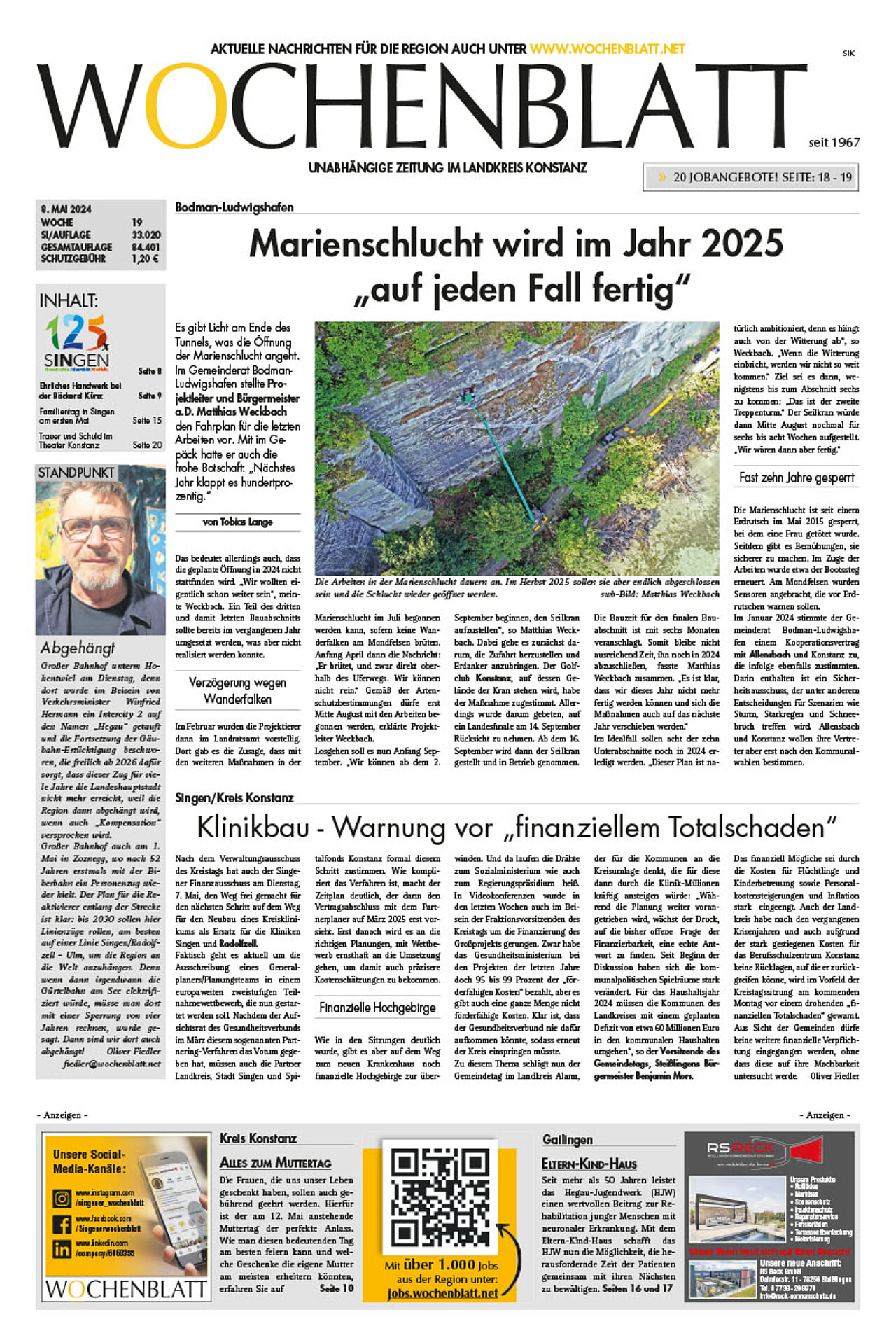 Ausgabe 19 vom 08. Mai 2024