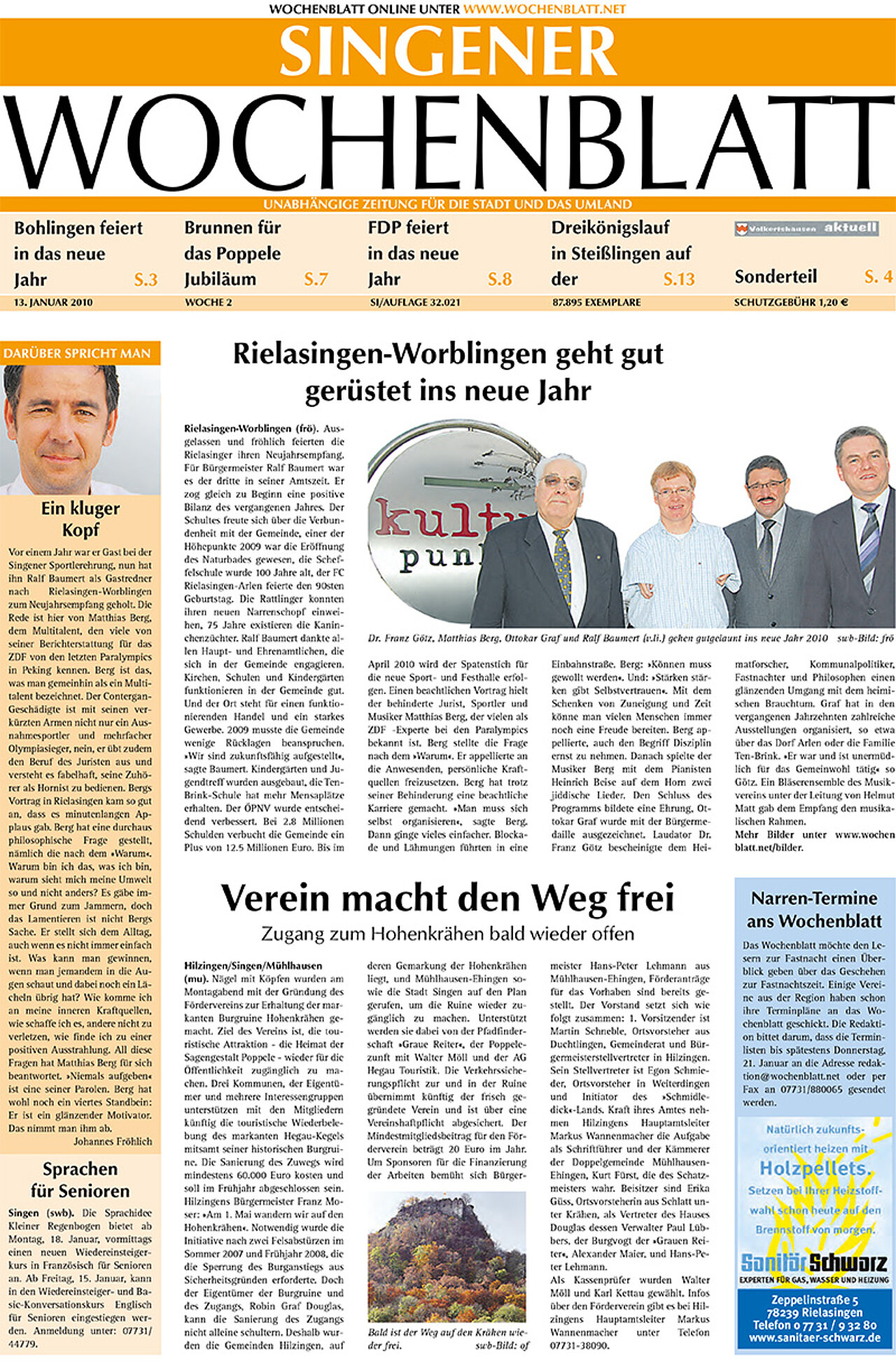 Ausgabe 02 vom 13. Januar 2010