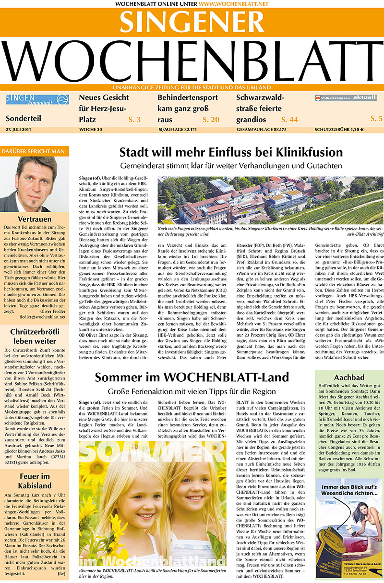Ausgabe 30 vom 27. Juli 2011
