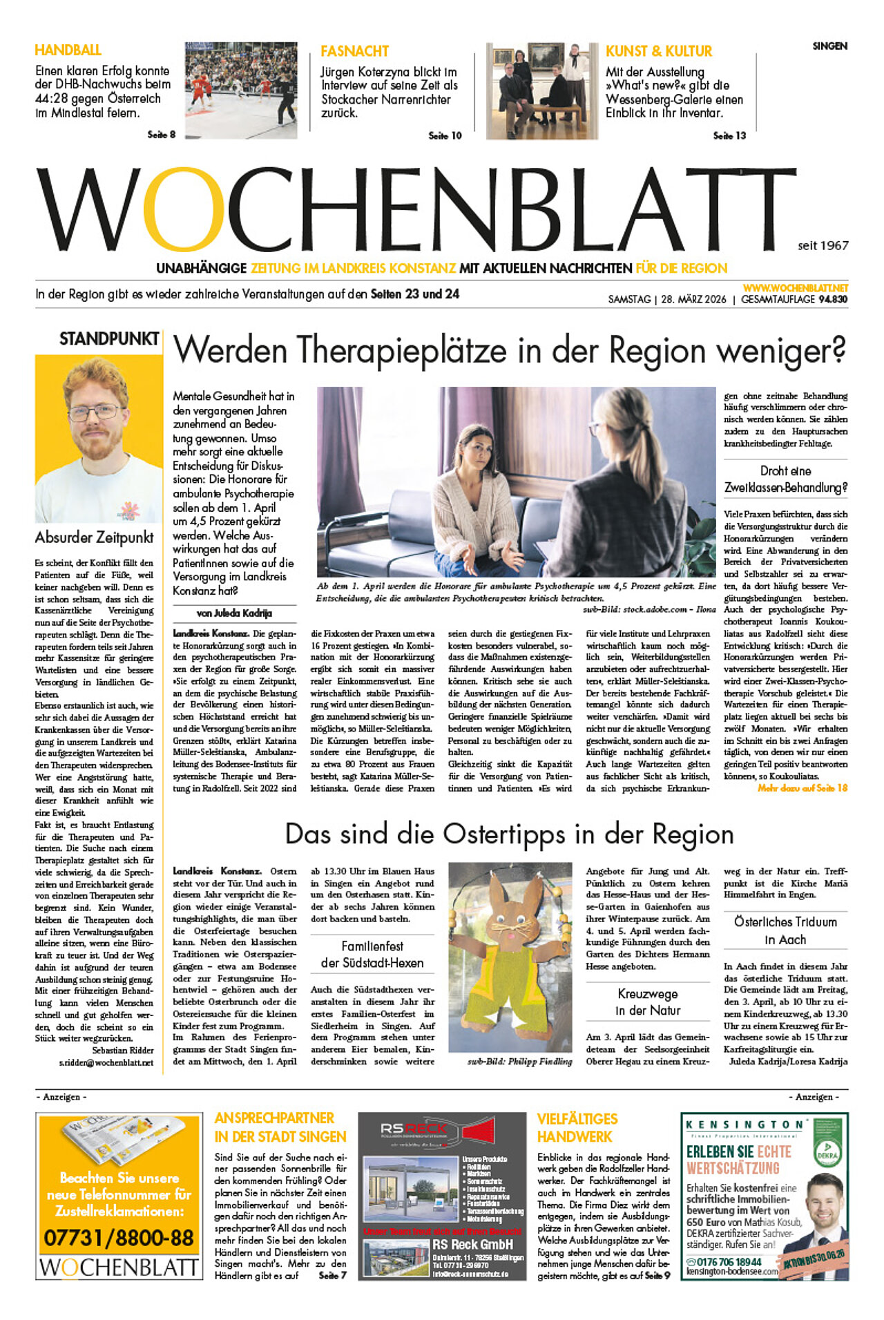 Ausgabe 13 vom 28. März 2026