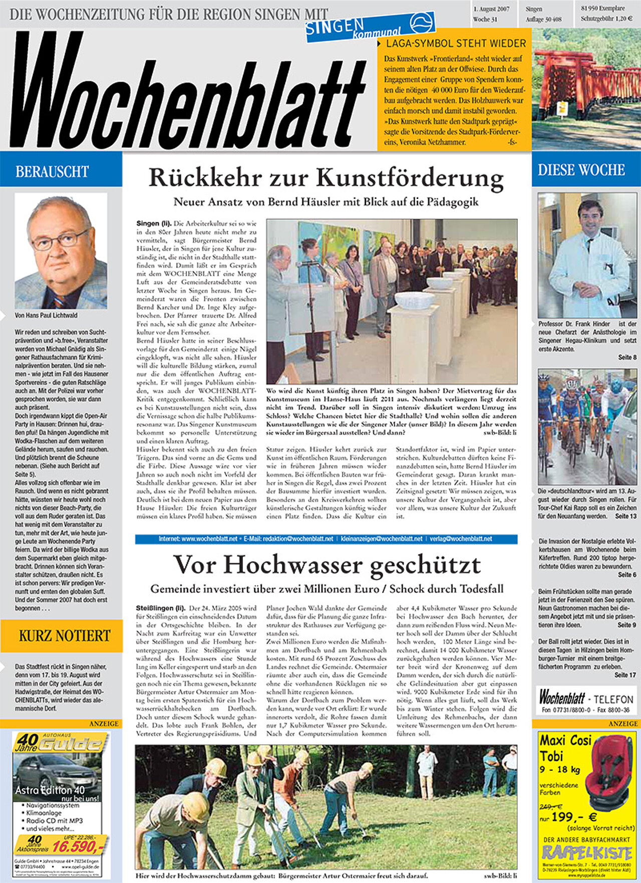 Ausgabe 31 vom 01. August 2007