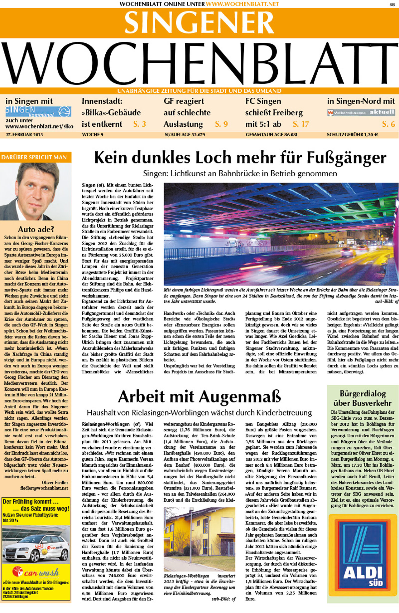 Ausgabe 09 vom 27. Februar 2013