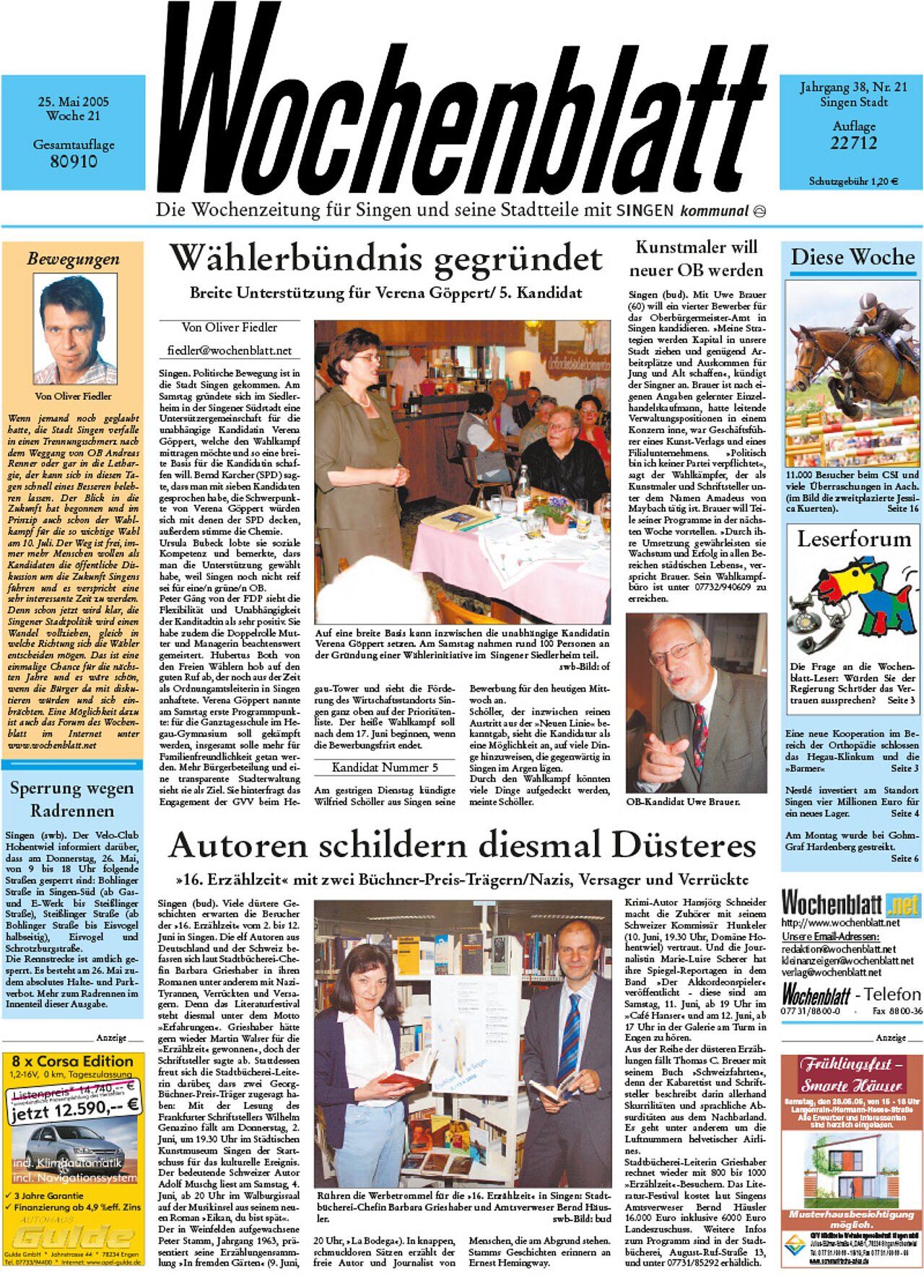 Ausgabe 21 vom 25. Mai 2005