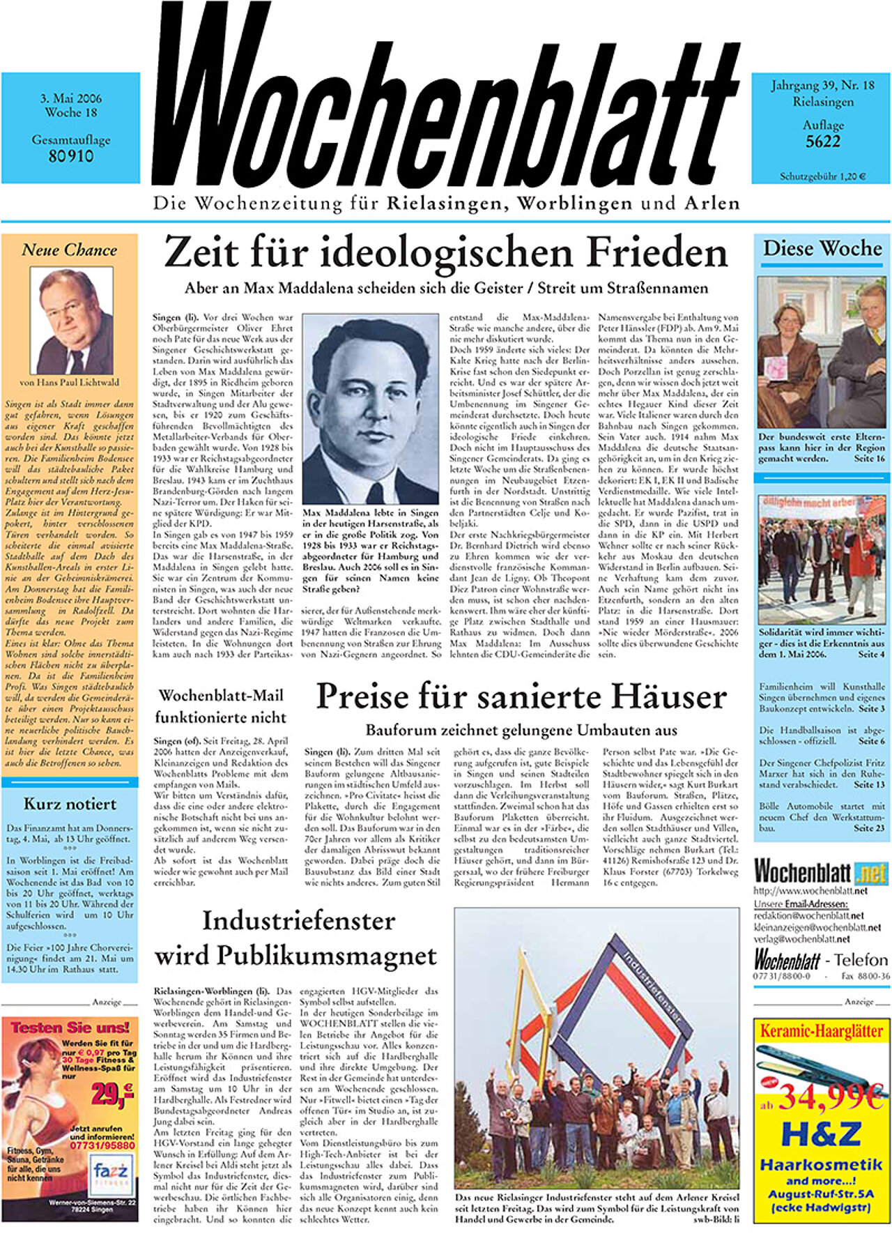 Ausgabe 18 vom 03. Mai 2006