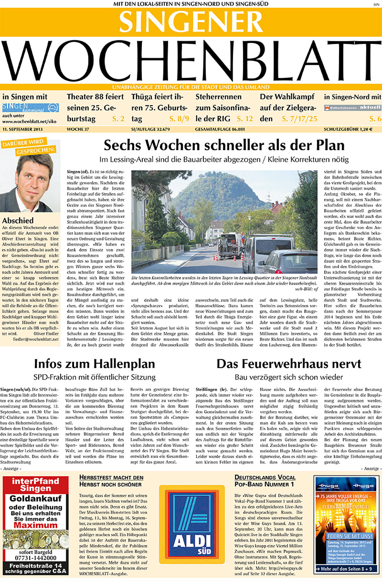 Ausgabe 37 vom 11. September 2013