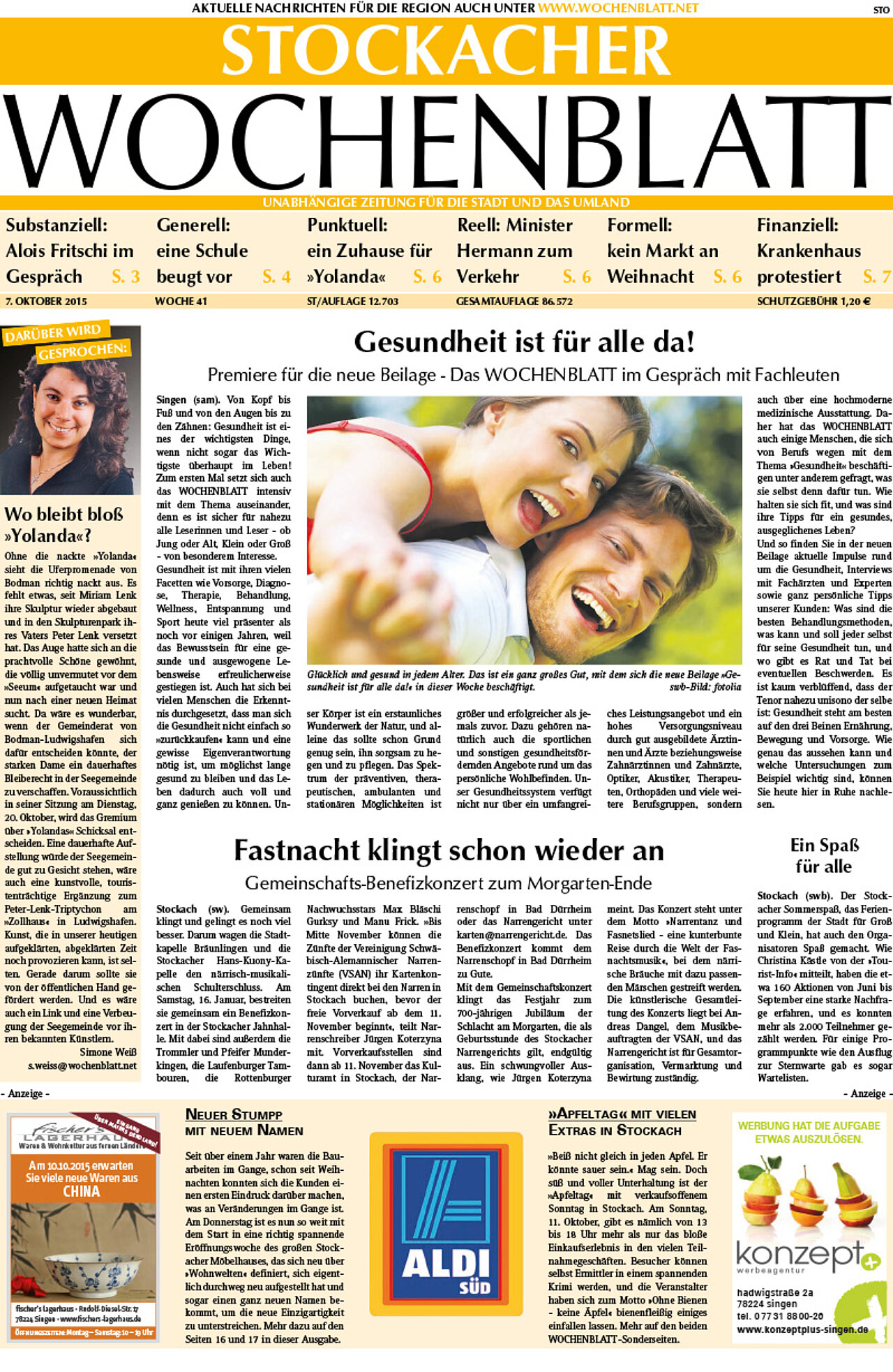 Ausgabe 41 vom 07. Oktober 2015