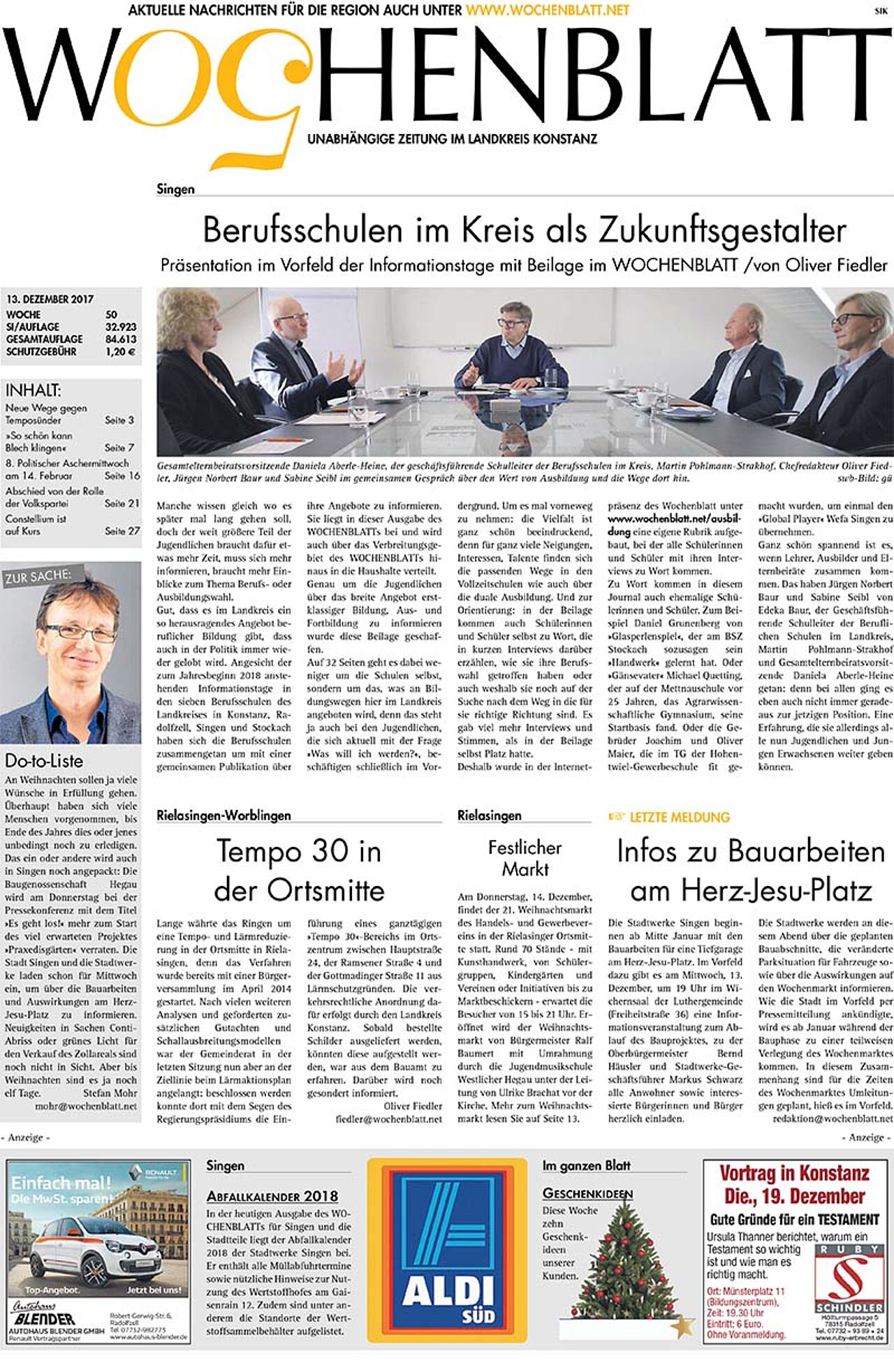 Ausgabe 50 vom 13. Dezember 2017