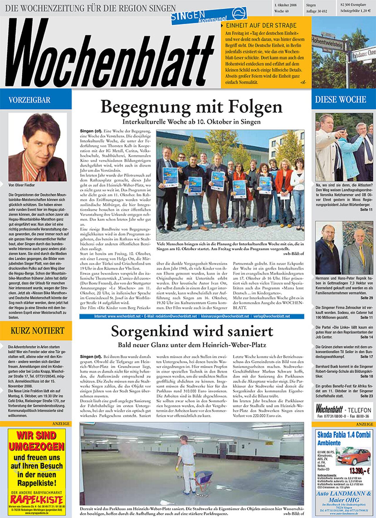 Ausgabe 40 vom 01. Oktober 2008