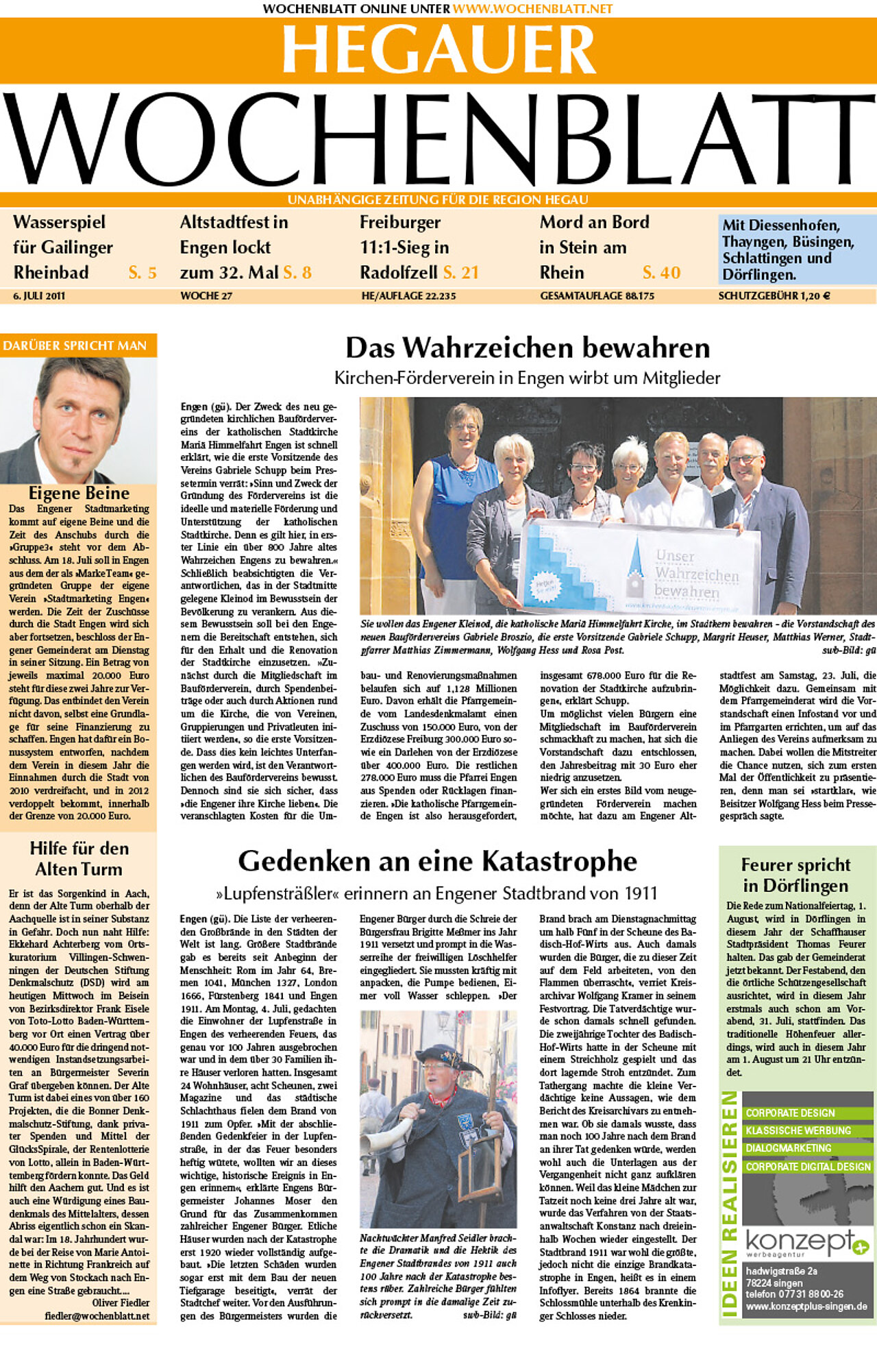Ausgabe 27 vom 06. Juli 2011