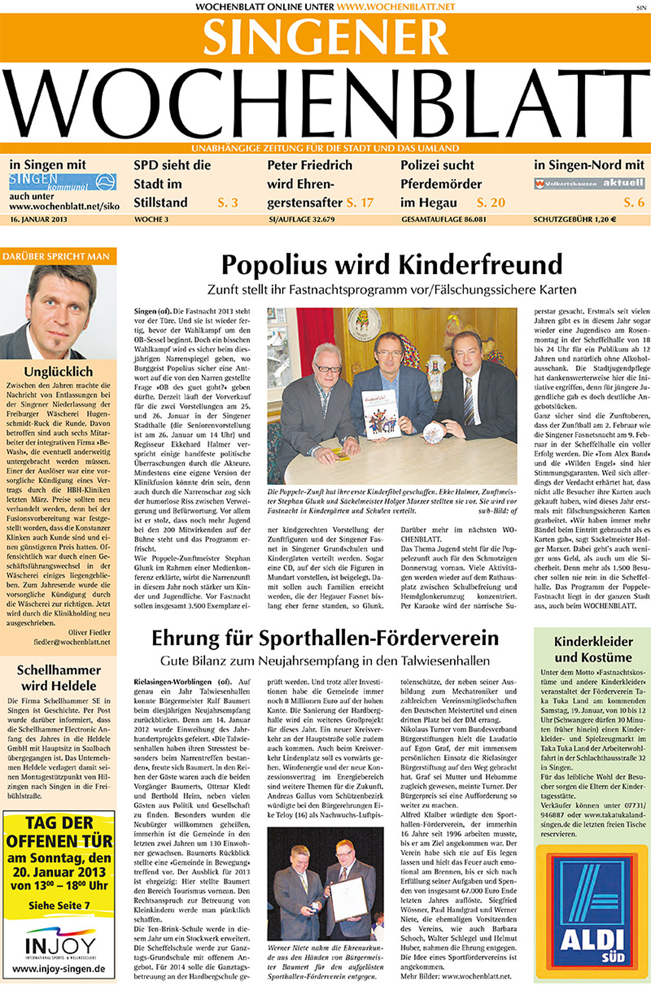 Ausgabe 03 vom 16. Januar 2013