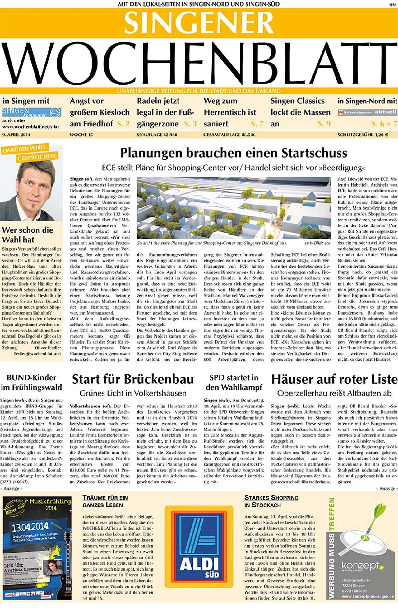 Ausgabe 15 vom 09. April 2014