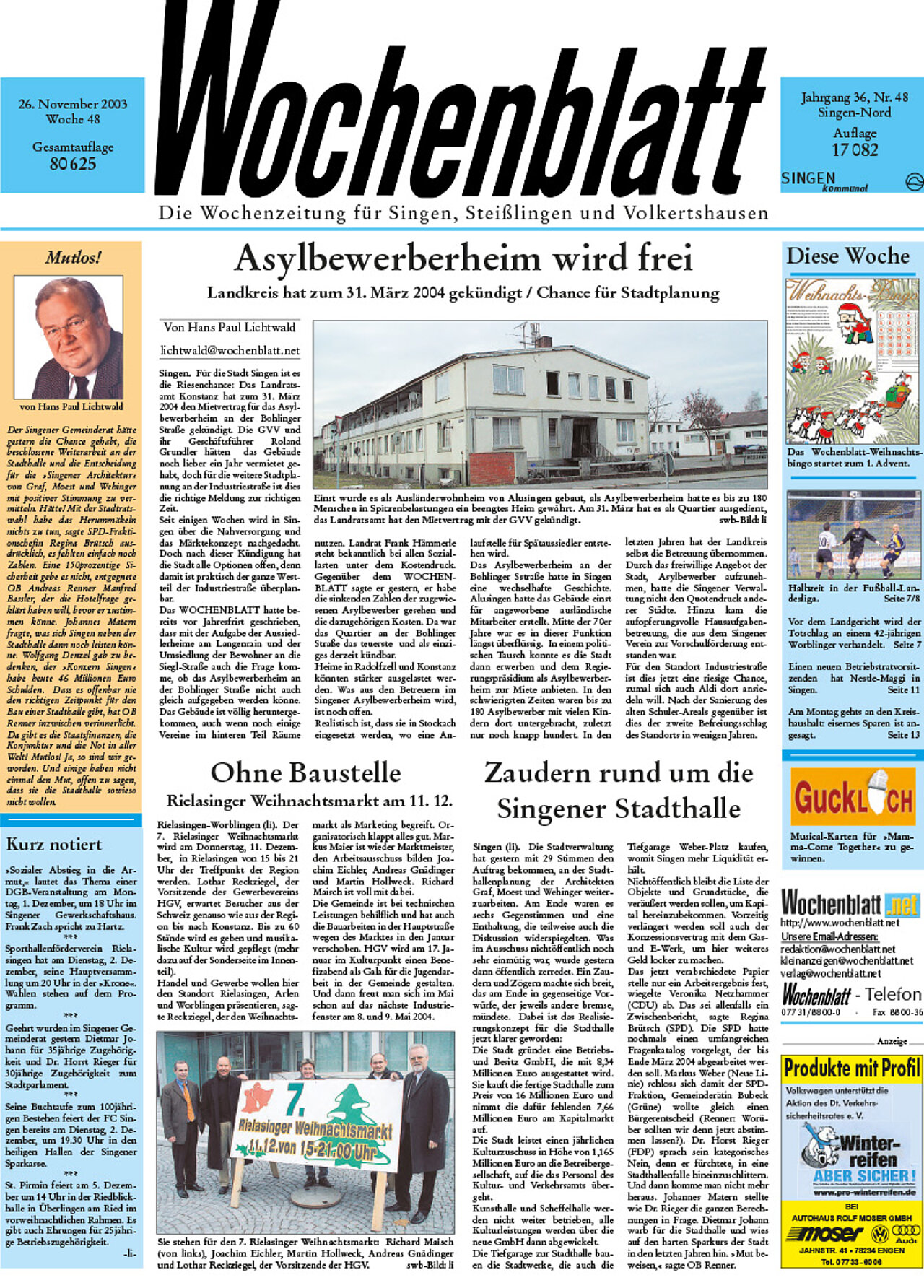Ausgabe 48 vom 26. November 2003