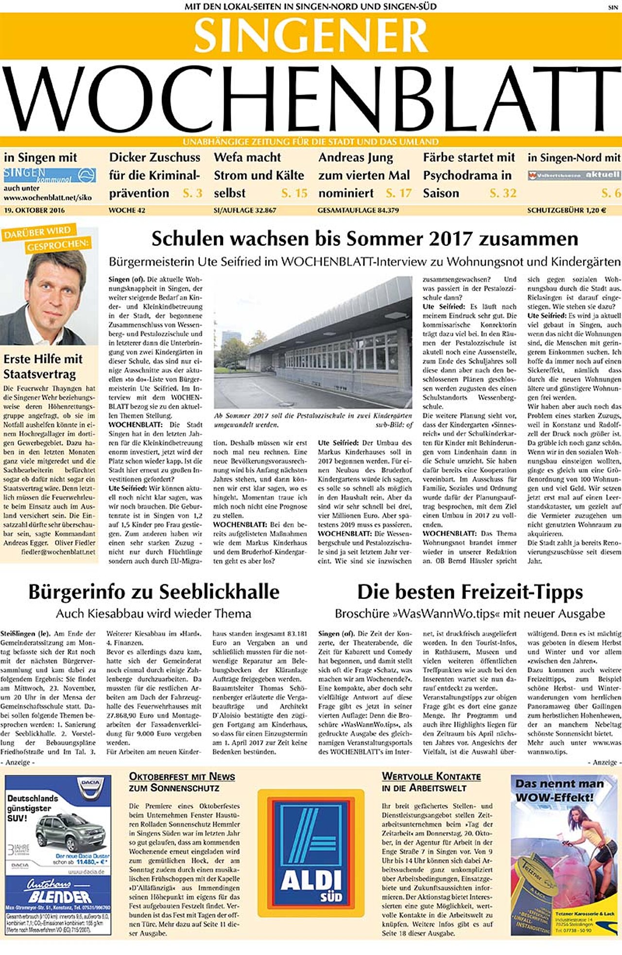 Ausgabe 42 vom 19. Oktober 2016