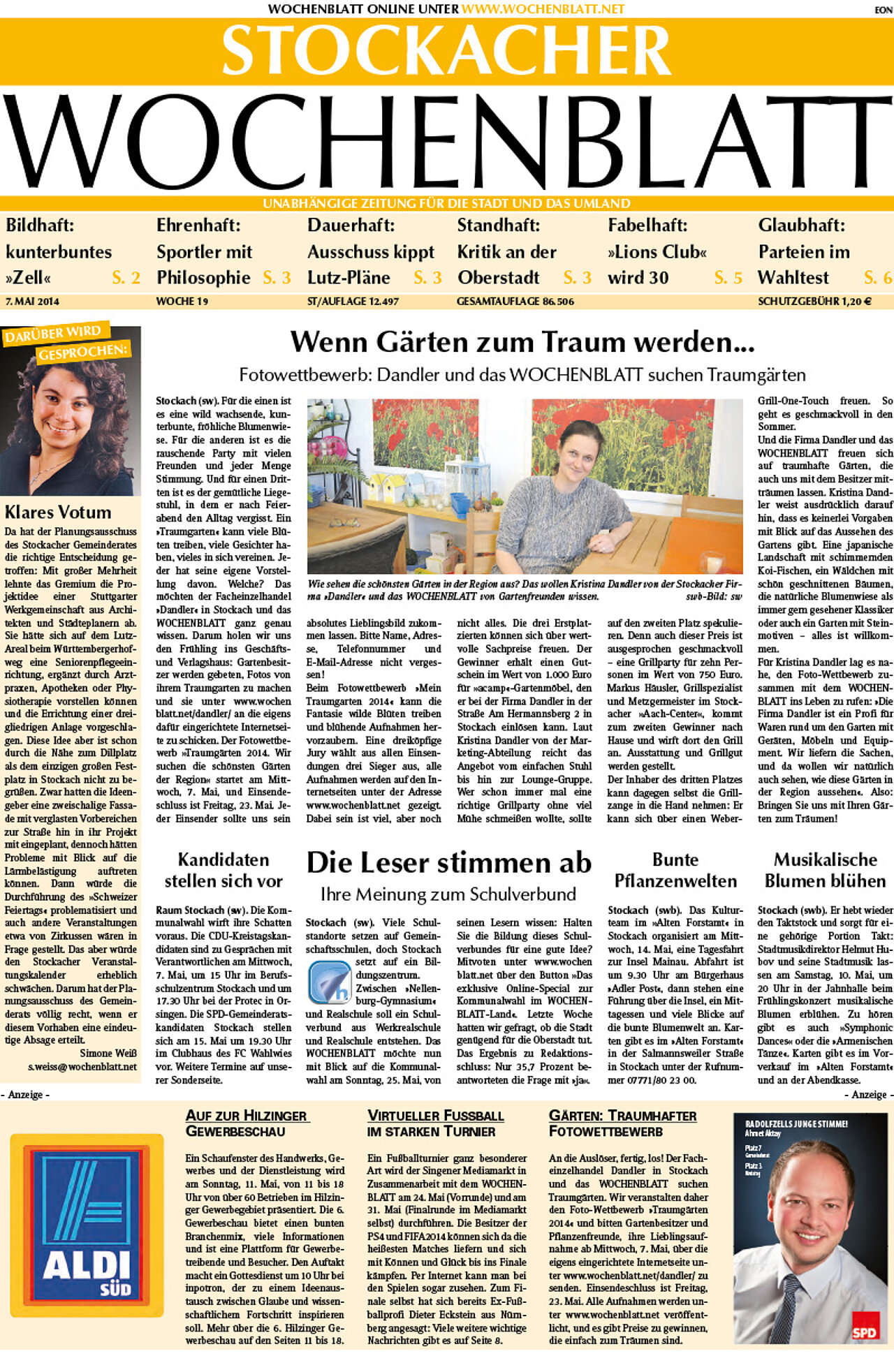 Ausgabe 19 vom 07. Mai 2014