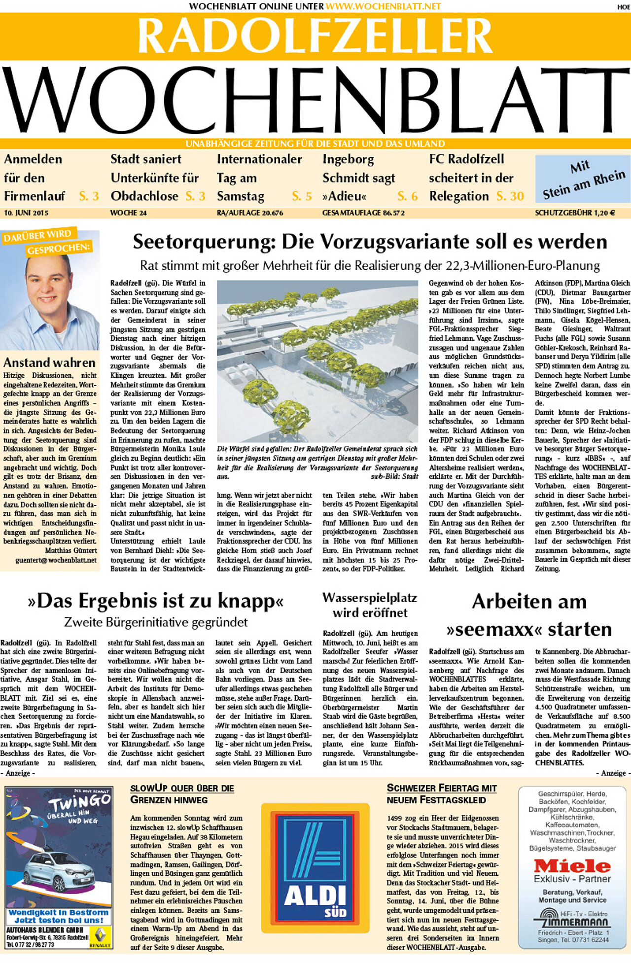 Ausgabe 24 vom 10. Juni 2015