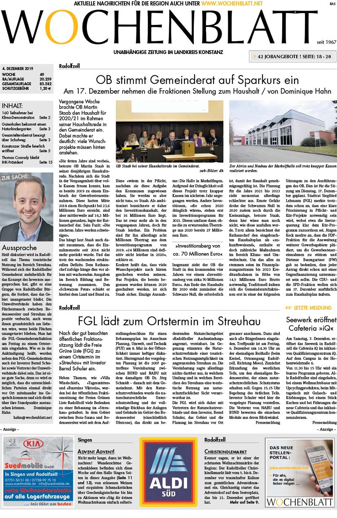 Ausgabe 49 vom 04. Dezember 2019