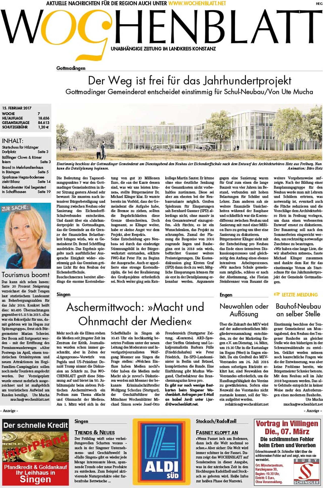 Ausgabe 07 vom 15. Februar 2017