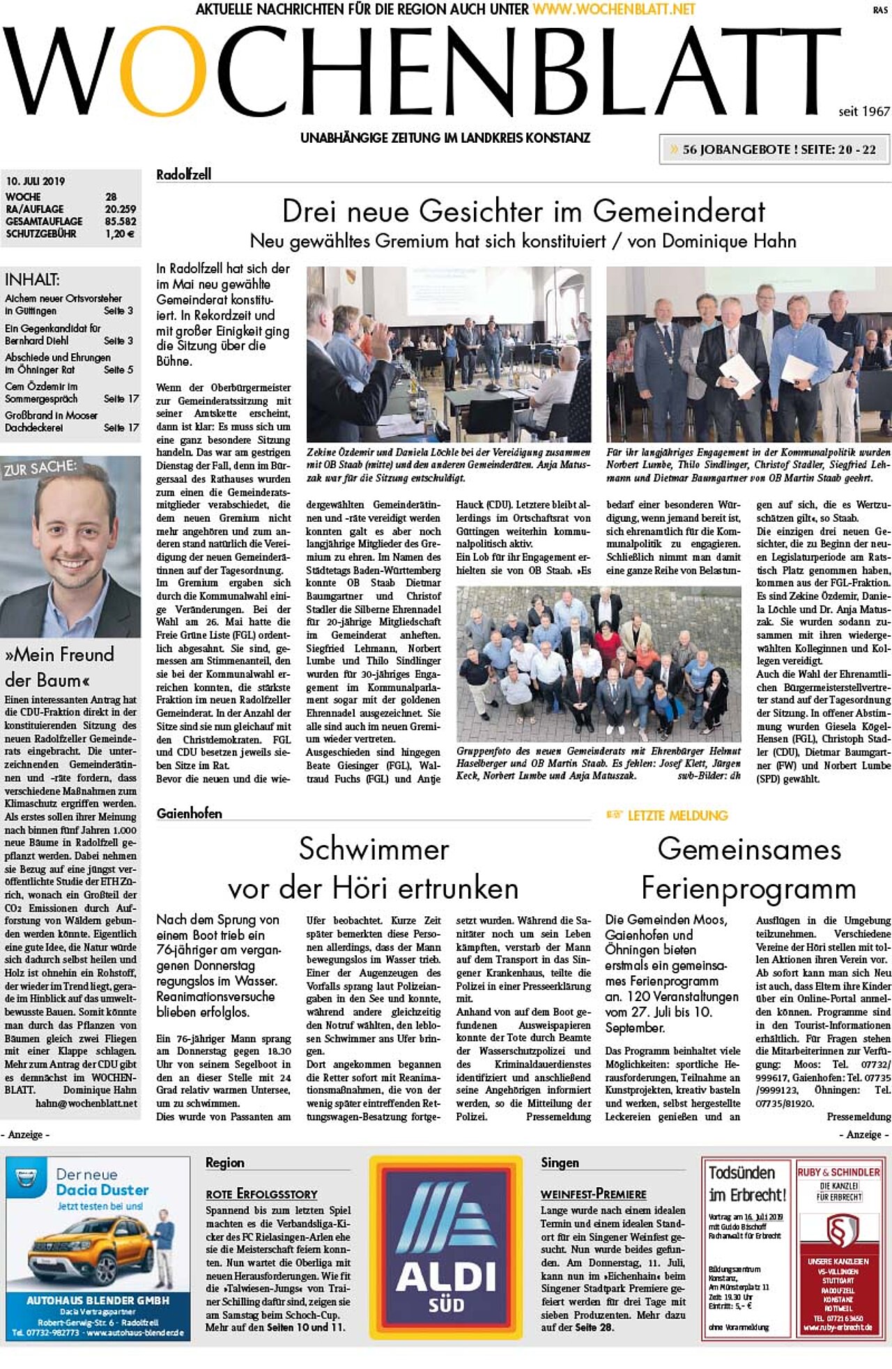 Ausgabe 28 vom 10. Juli 2019