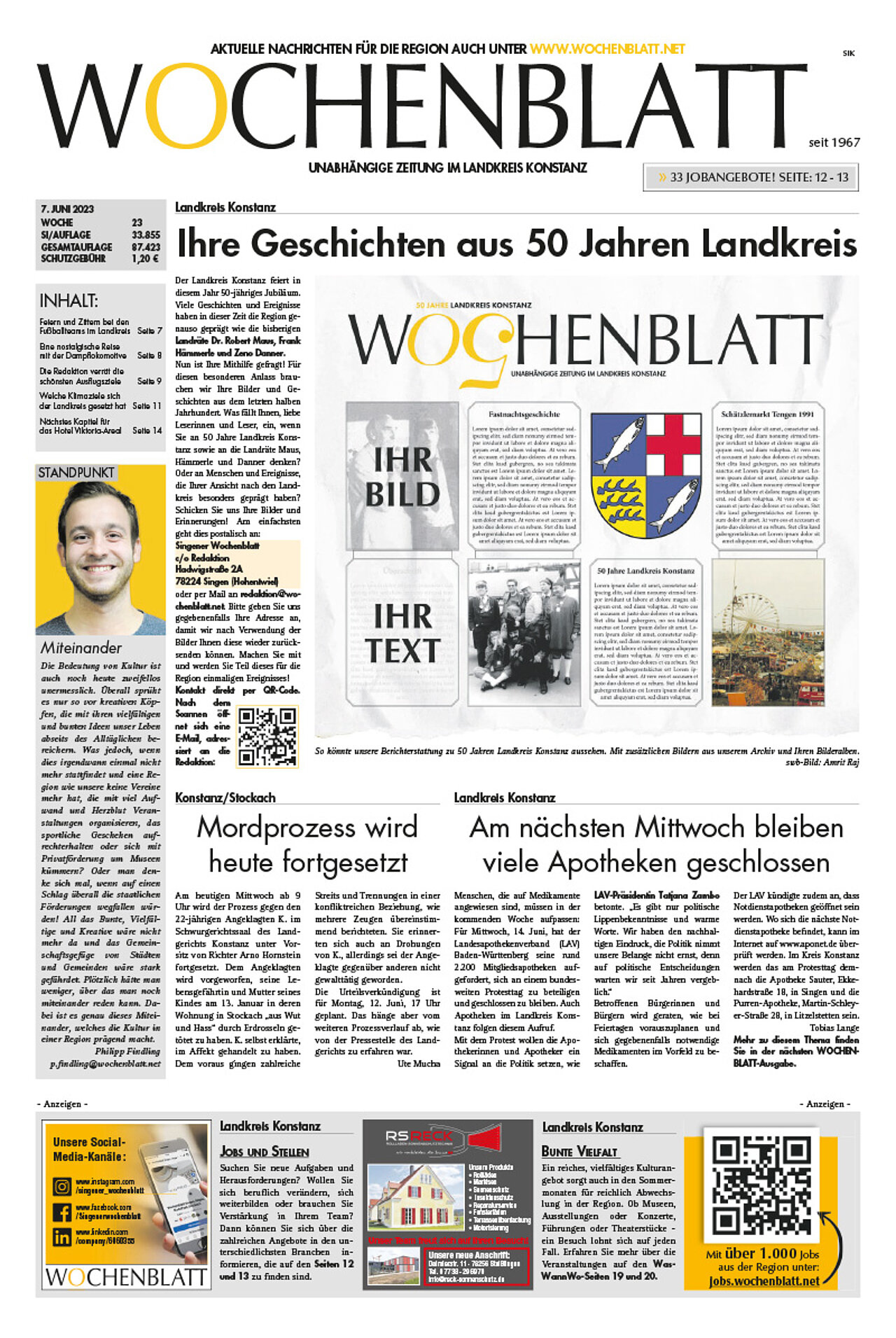 Ausgabe 23 vom 07. Juni 2023