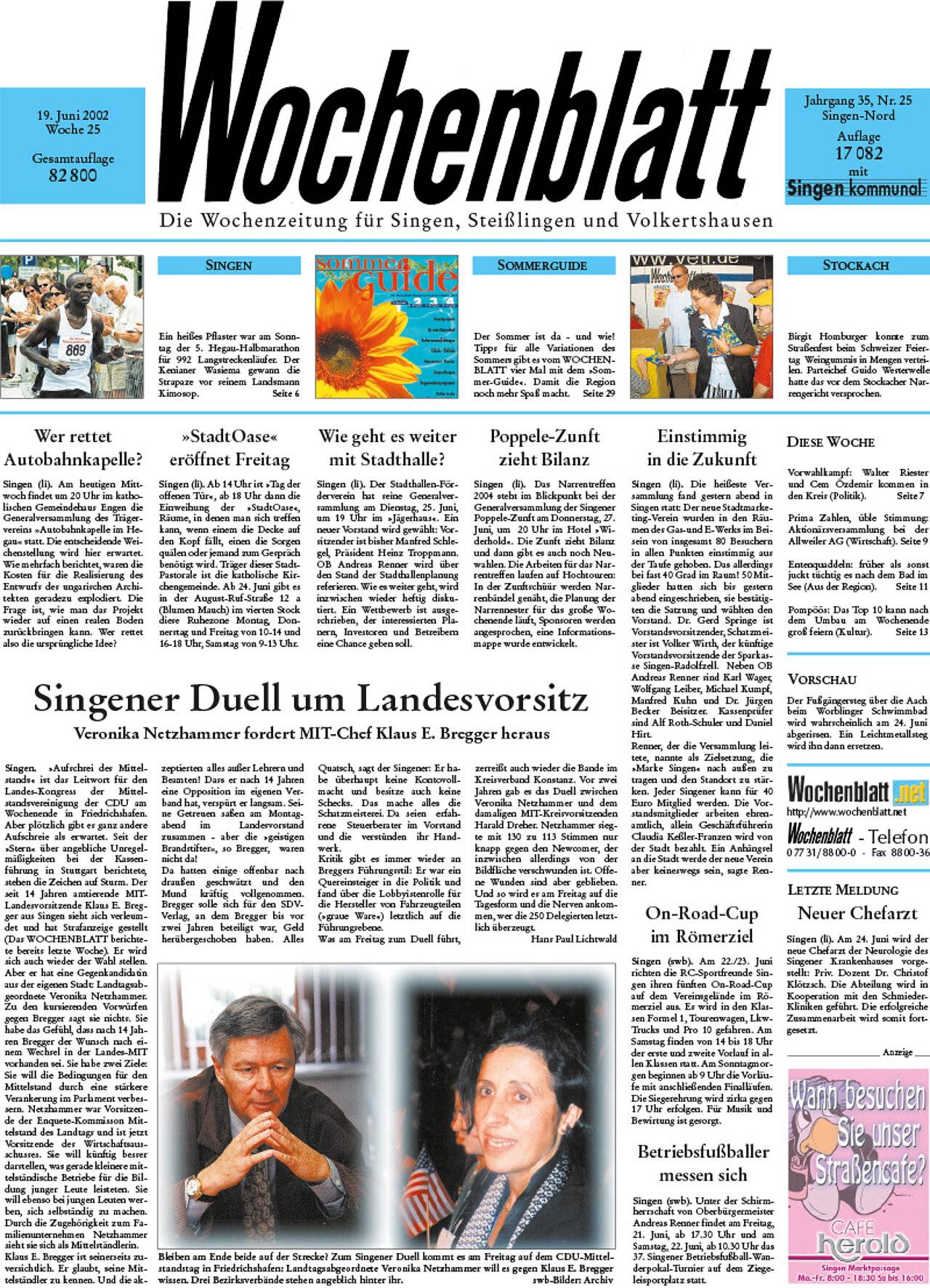 Ausgabe 25 vom 19. Juni 2002