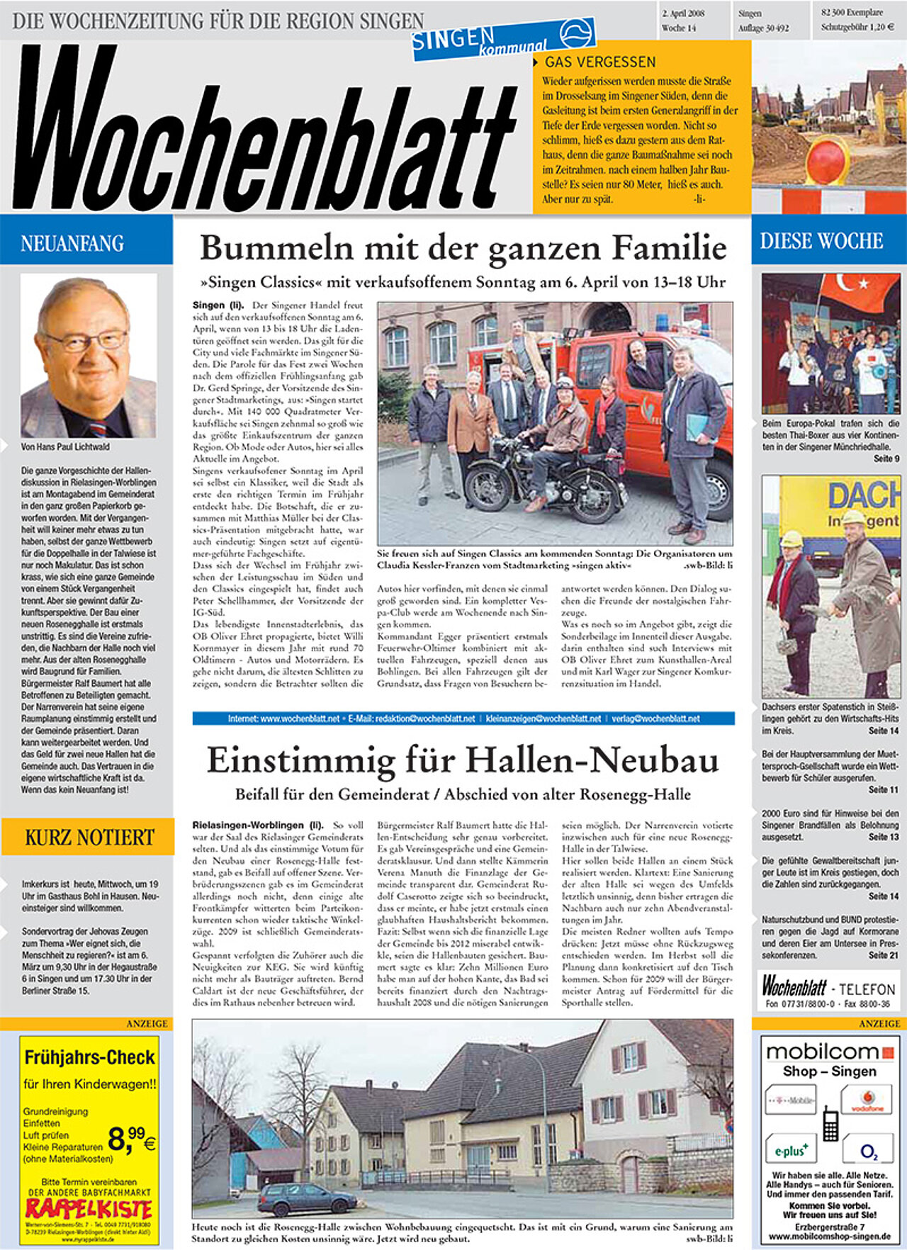 Ausgabe 14 vom 02. April 2008