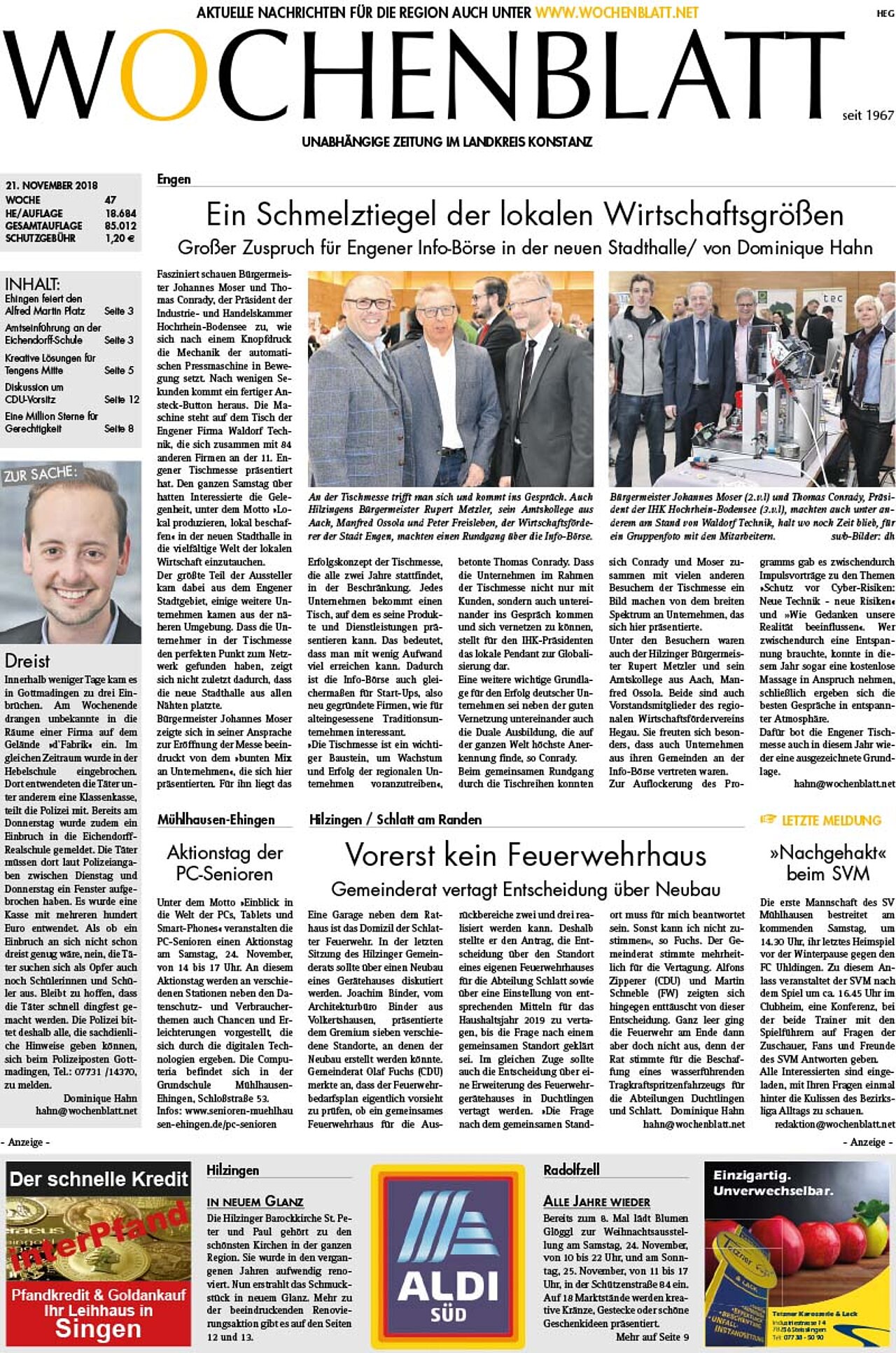 Ausgabe 47 vom 21. November 2018