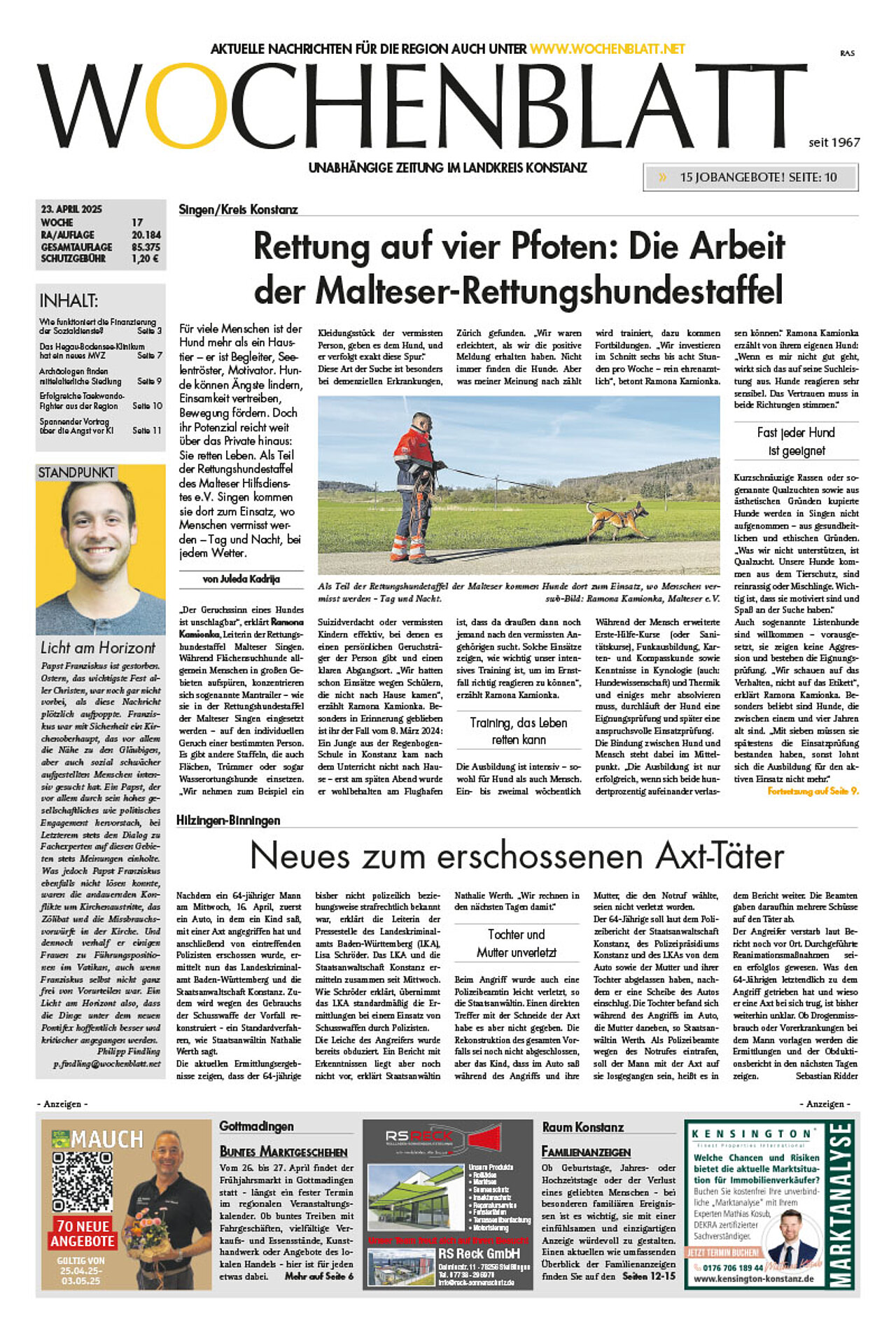 Ausgabe 17 vom 23. April 2025