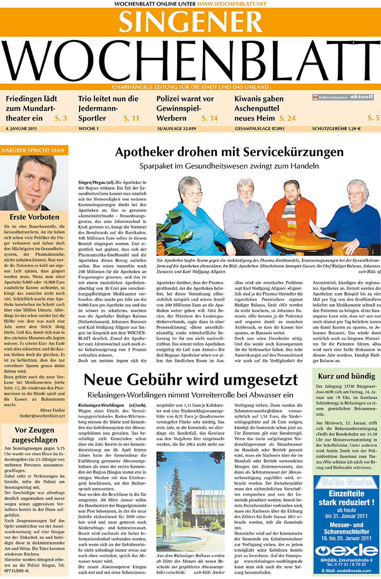 Ausgabe 01 vom 04. Januar 2011