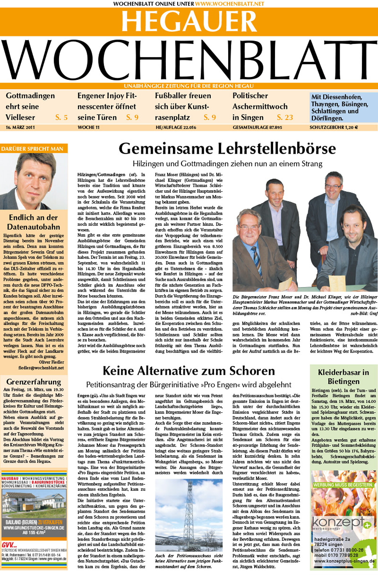 Ausgabe 11 vom 16. März 2011
