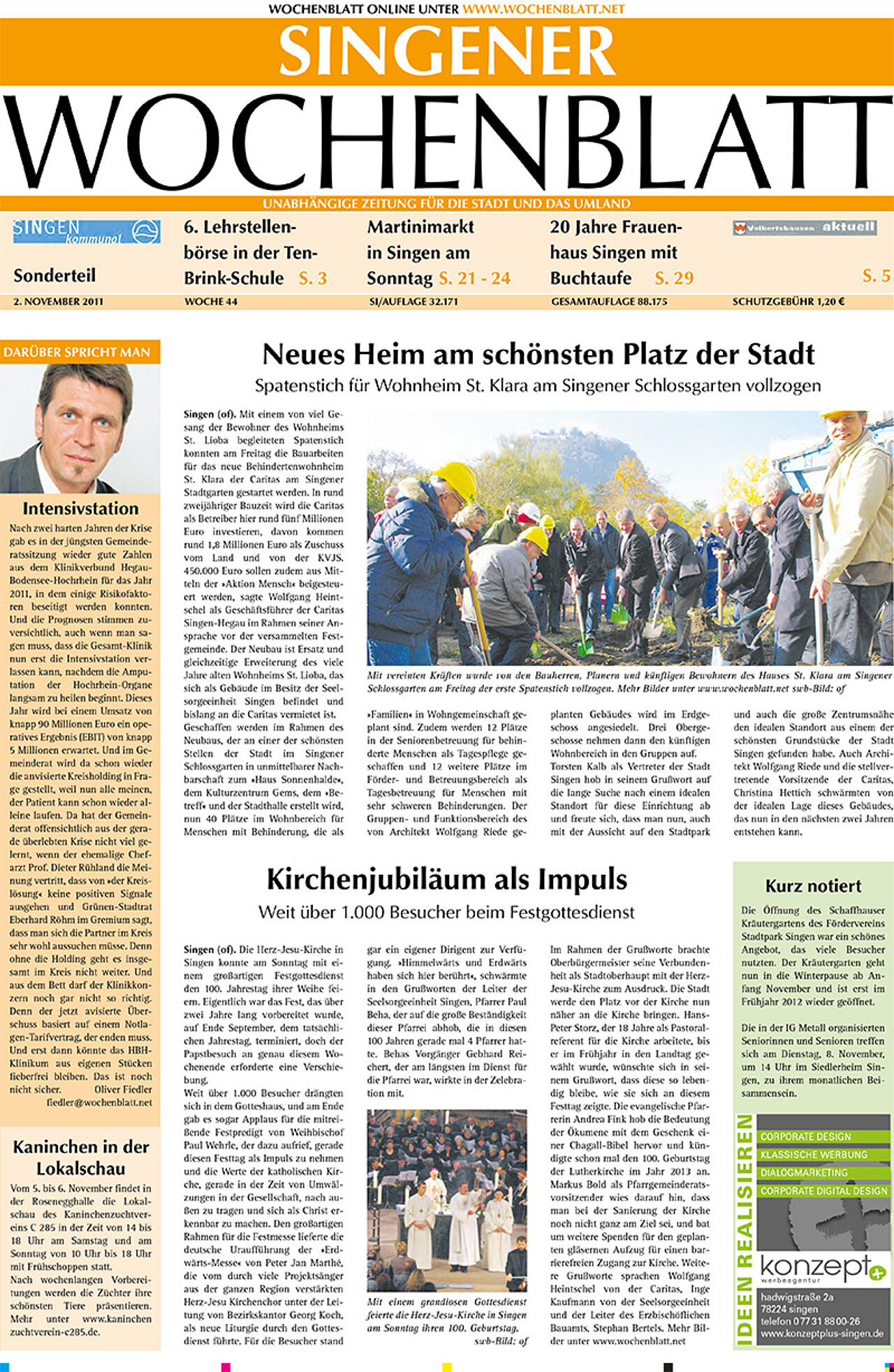 Ausgabe 44 vom 02. November 2011